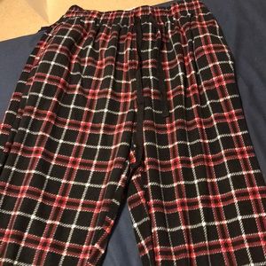 Fruit of the Loom Medium Red Pajama Pants